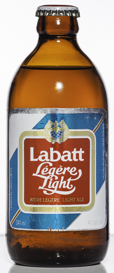 imagen de cerbeza en botella marca Labbatt Legere Light
