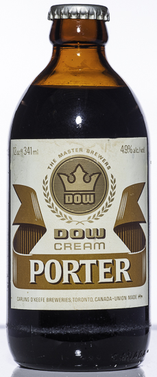 imagen de cerbeza en botella marca Dow Cream Porter