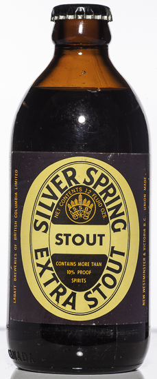 imagen de cerbeza en botella marca Silver Spring Extra Stout